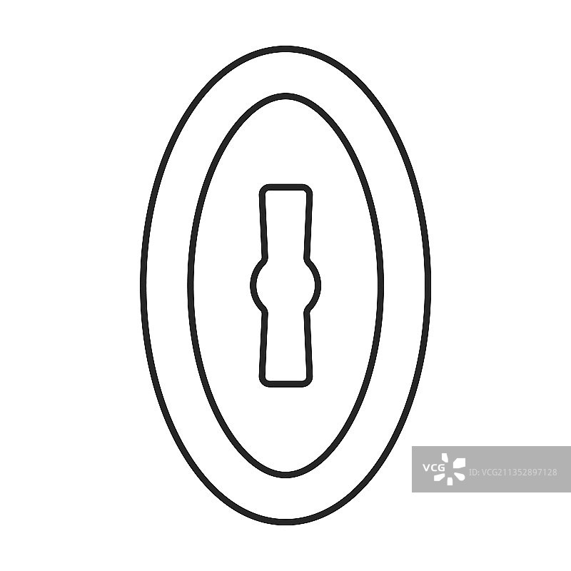 门把手轮廓图标图片素材