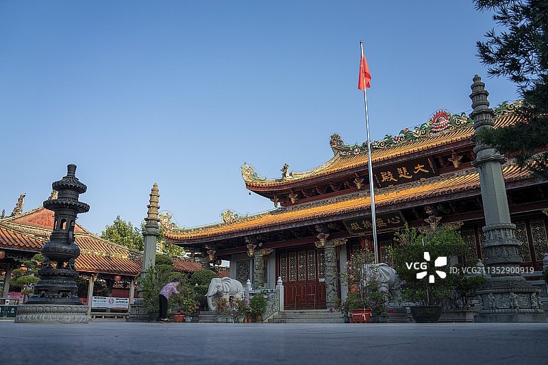 中国广东潮州开元寺大悲殿图片素材