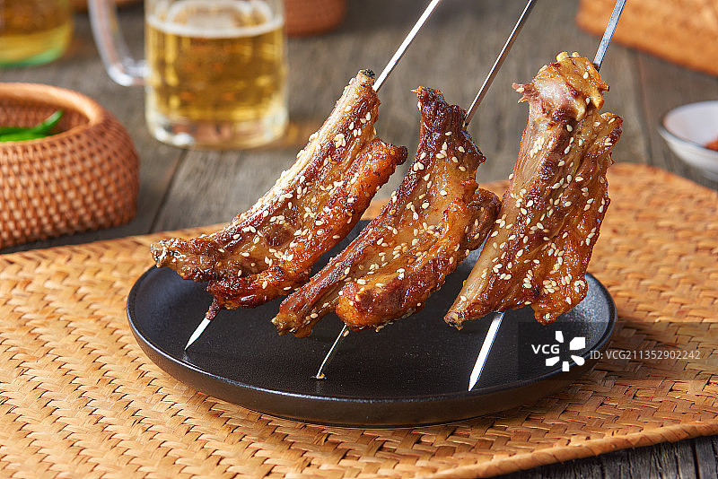 烤羊排图片素材