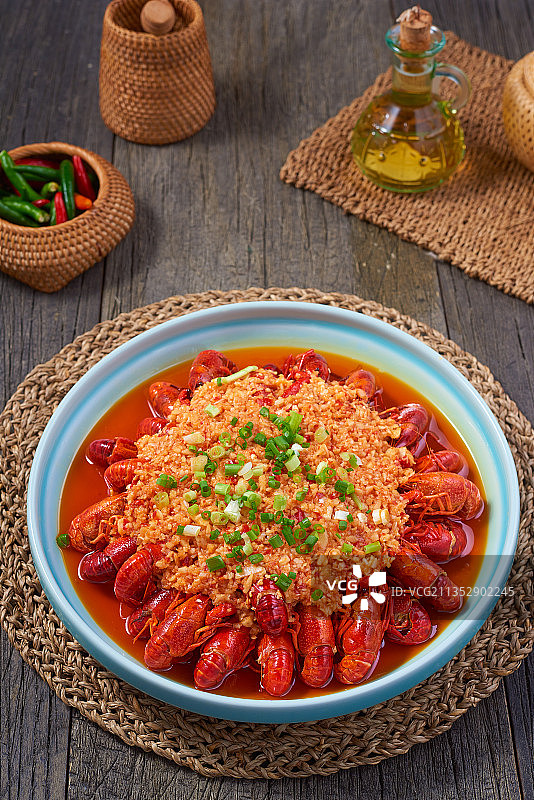 蒜蓉小龙虾图片素材