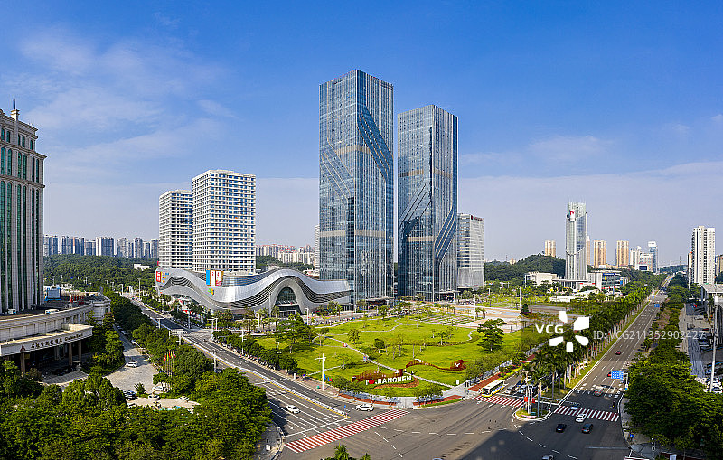 江门市 万达广场 地标建筑图片素材