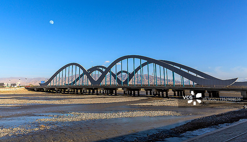 海西格尔木河图片素材