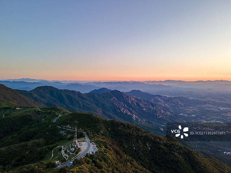 妙峰山日出图片素材