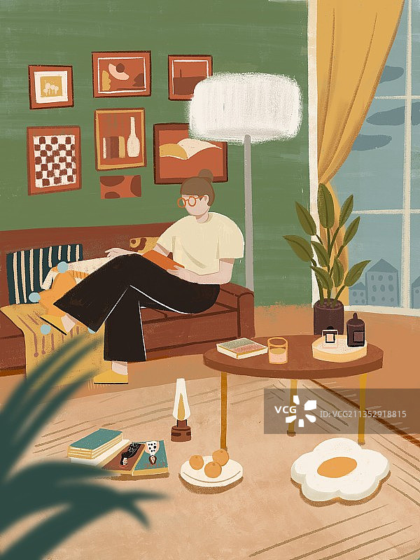 阅读的女人图片素材