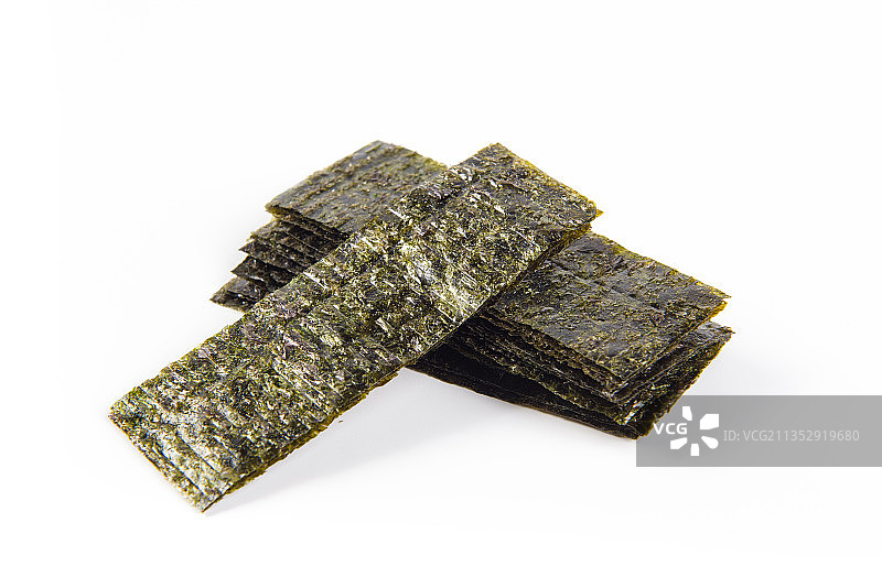 白色背景上的海苔图片素材