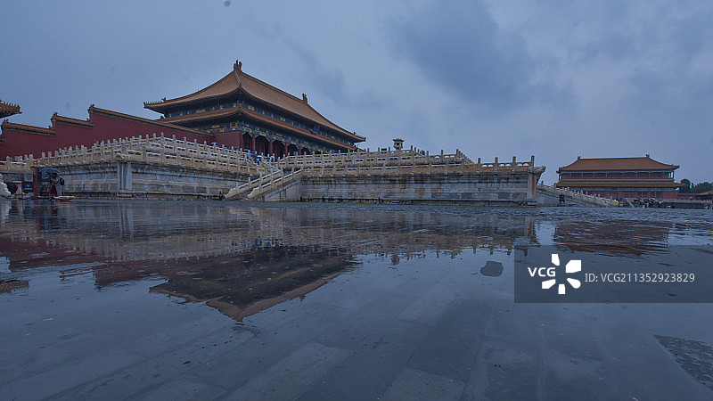 紫禁城的雨图片素材