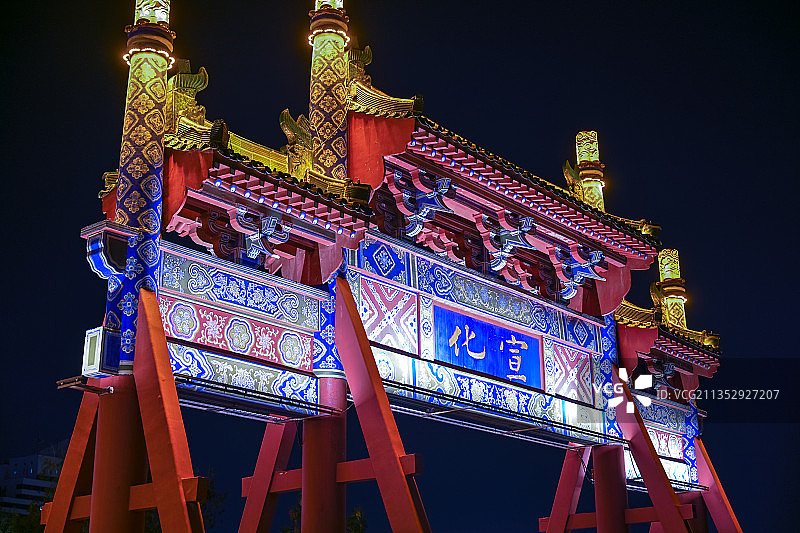 开封府夜景图片素材