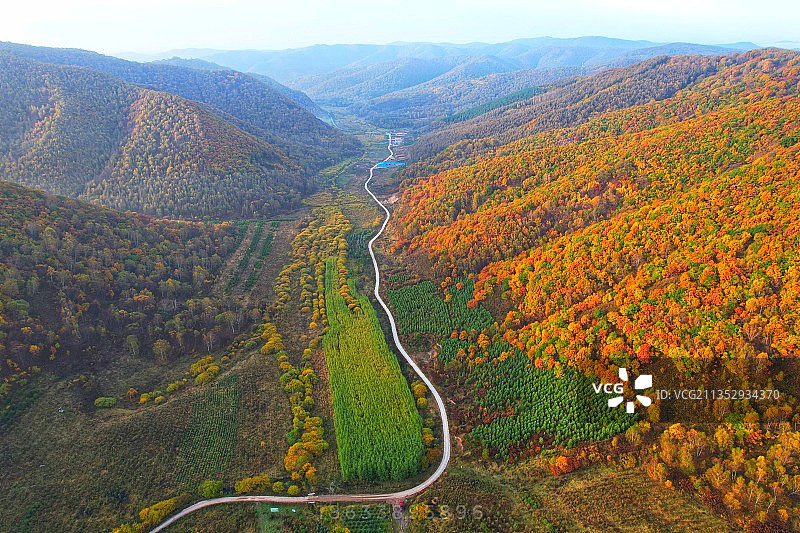 秋满山川图片素材