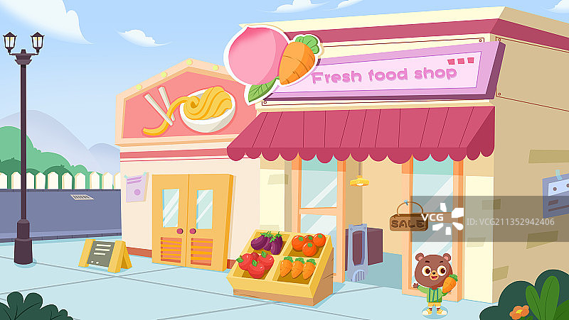 街边小店图片素材