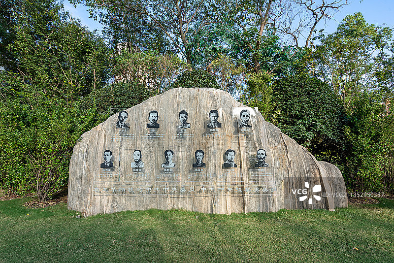 上海龙华革命烈士纪念地图片素材