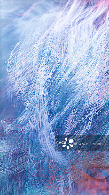 3D渐变色皮毛材质高级纹理插画图片素材