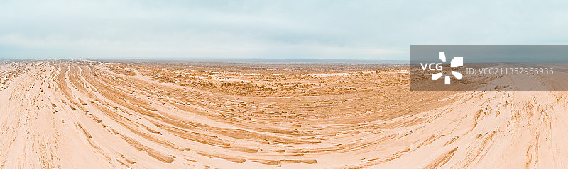 青海柴达木俄博梁雅丹地貌航拍风光图片素材