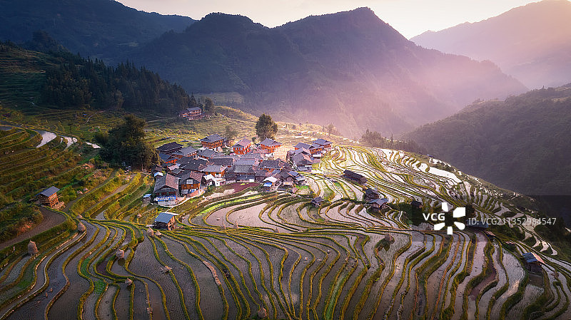贵州加榜梯田图片素材