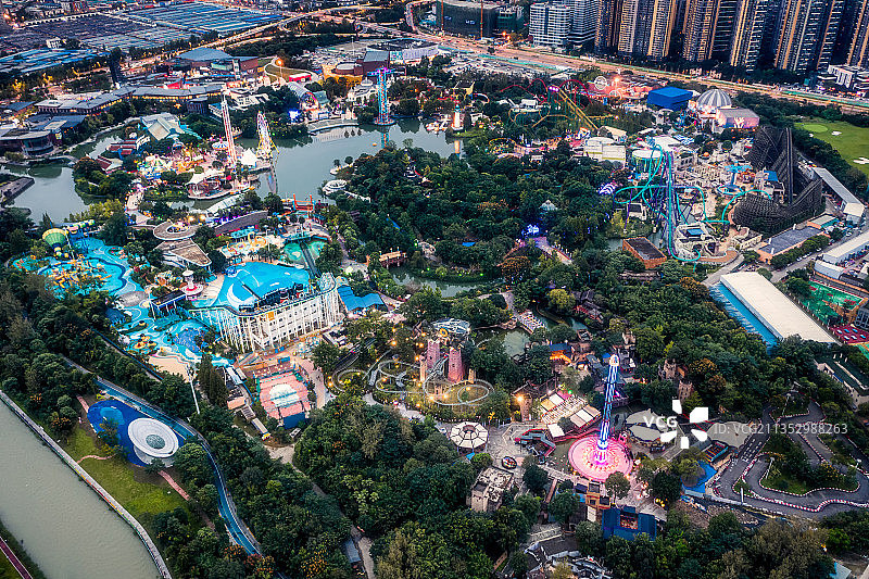 成都欢乐谷图片素材