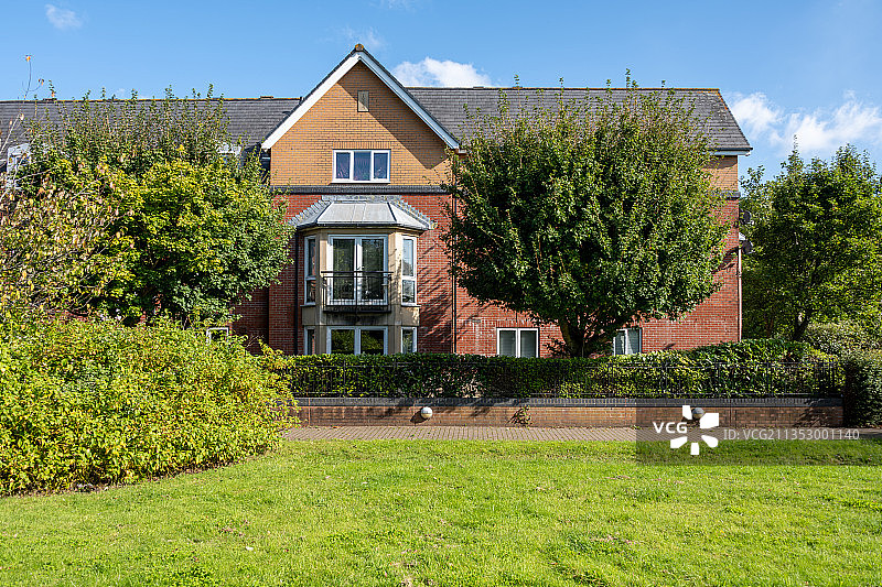 英国卡迪夫别墅富人区图片素材