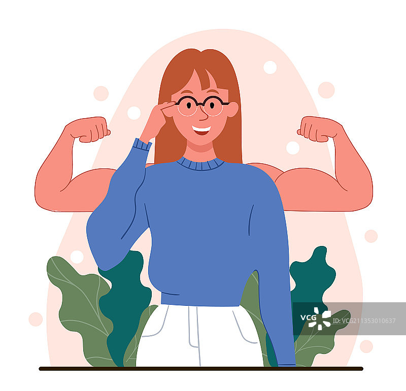 女性力量概念图片素材