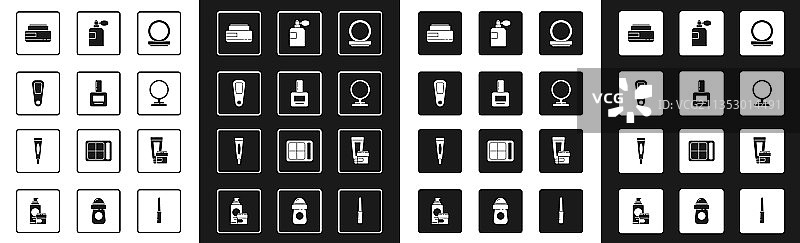 粉饼指甲油瓶图片素材