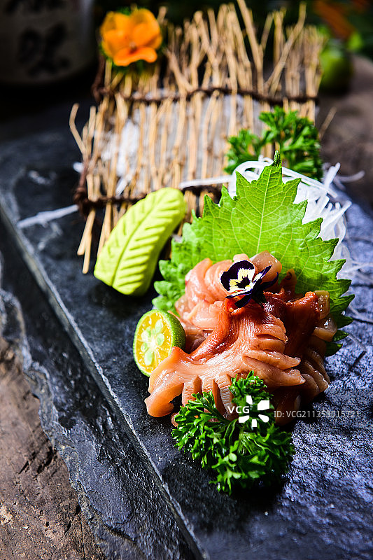 日本料理赤贝赤身图片素材