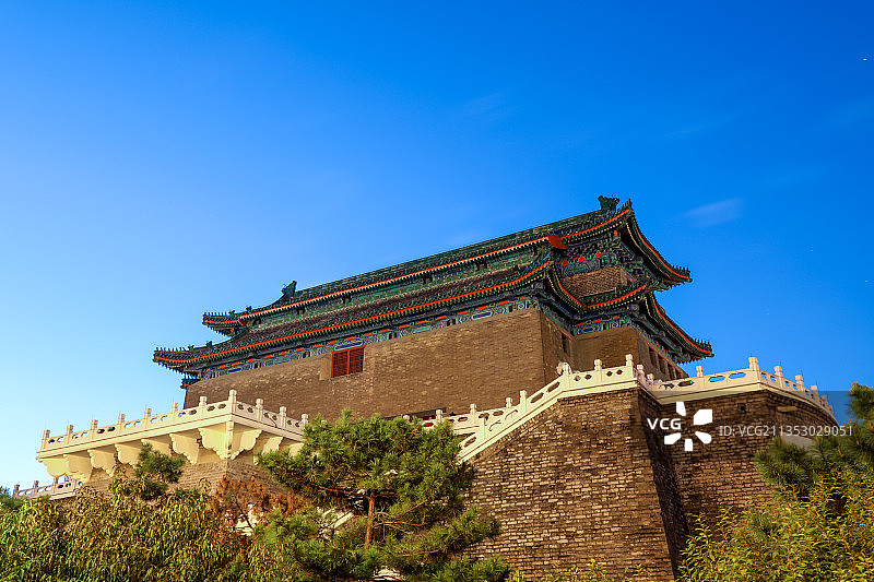 中国北京正阳门箭楼古建筑图片素材