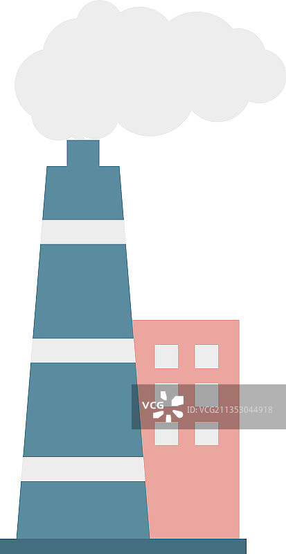 工厂管道和建筑物图片素材