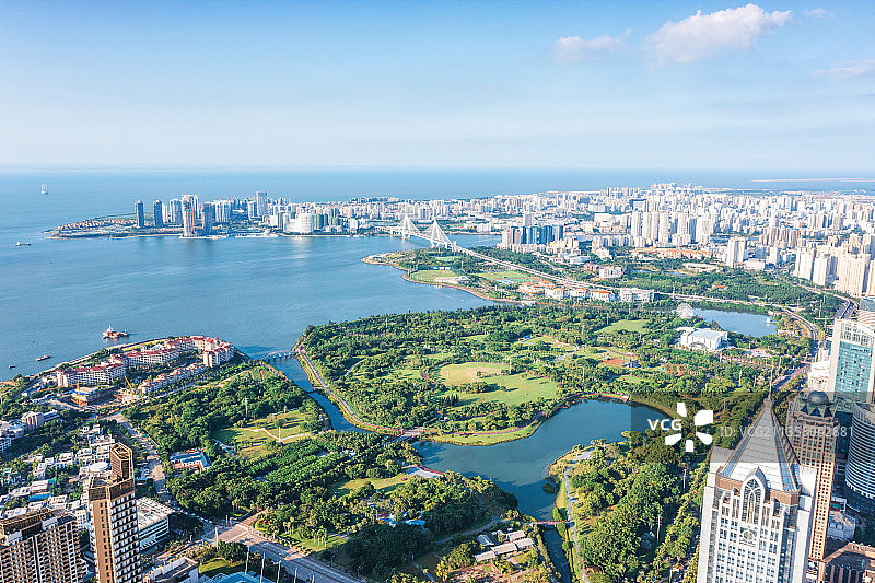 海南省海口市龙华区万绿园图片素材