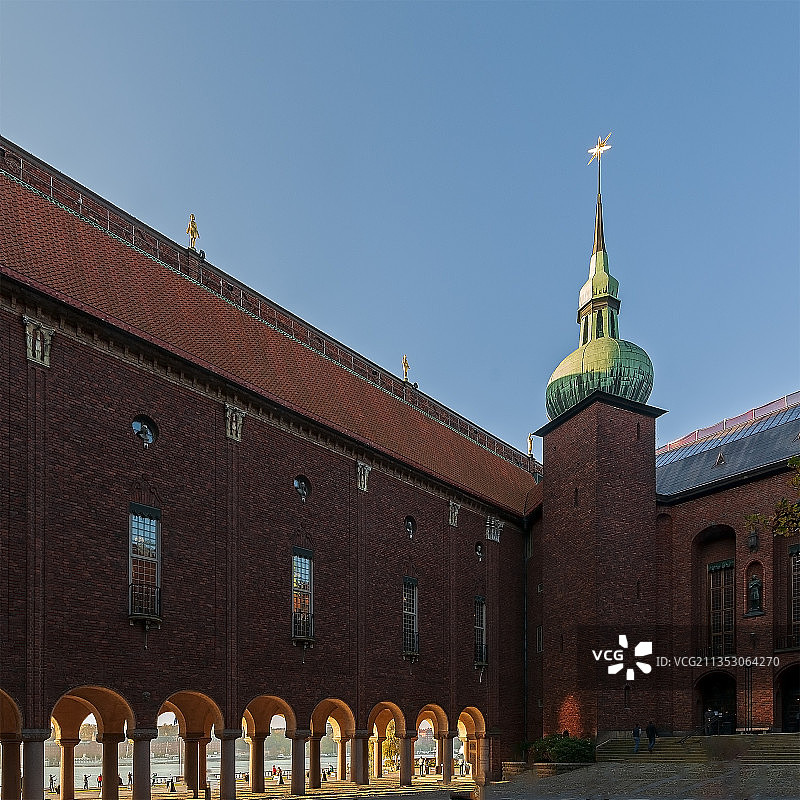 《斯德哥尔摩市政厅建筑》图片素材