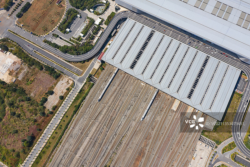 江西省南昌市南昌西站及动车所图片素材