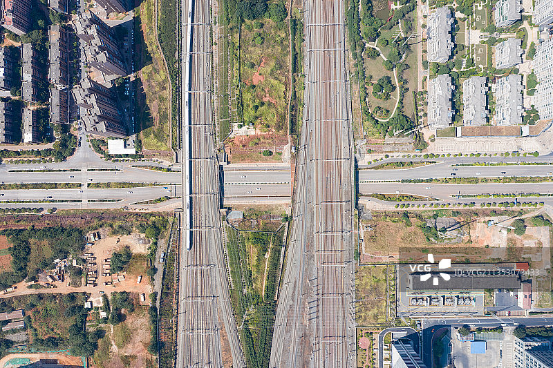 江西省南昌市南昌西站及动车所图片素材