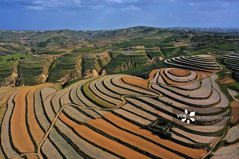 程儿山梯田图片素材