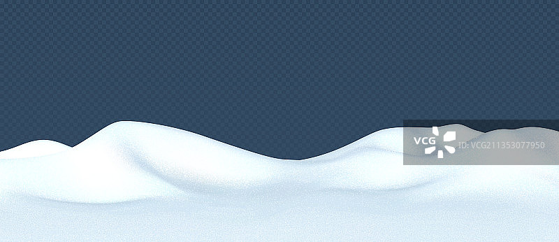 冬季雪景3D景观图片素材