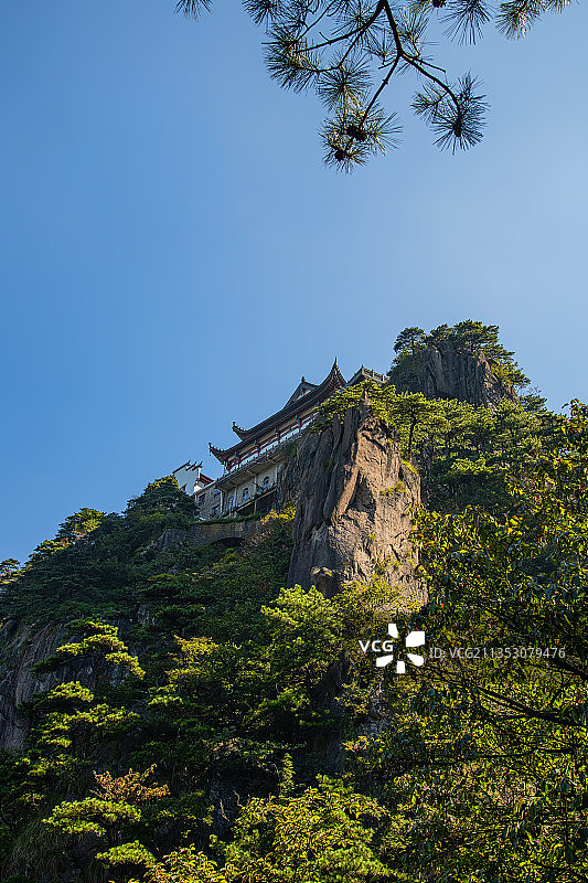 九华天台寺图片素材