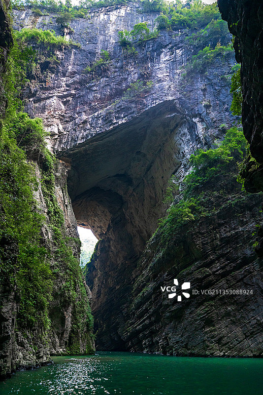 重庆濯水景区蒲花暗河风光图片素材