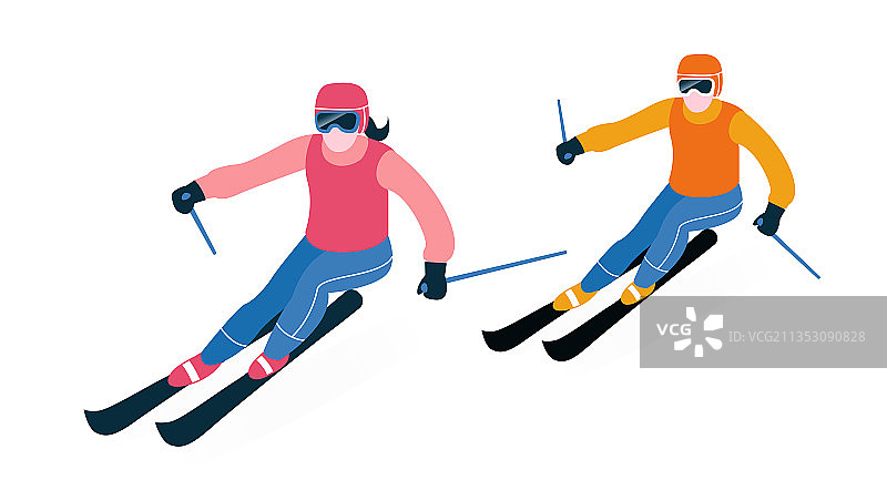 冬季运动滑冰滑雪图片素材