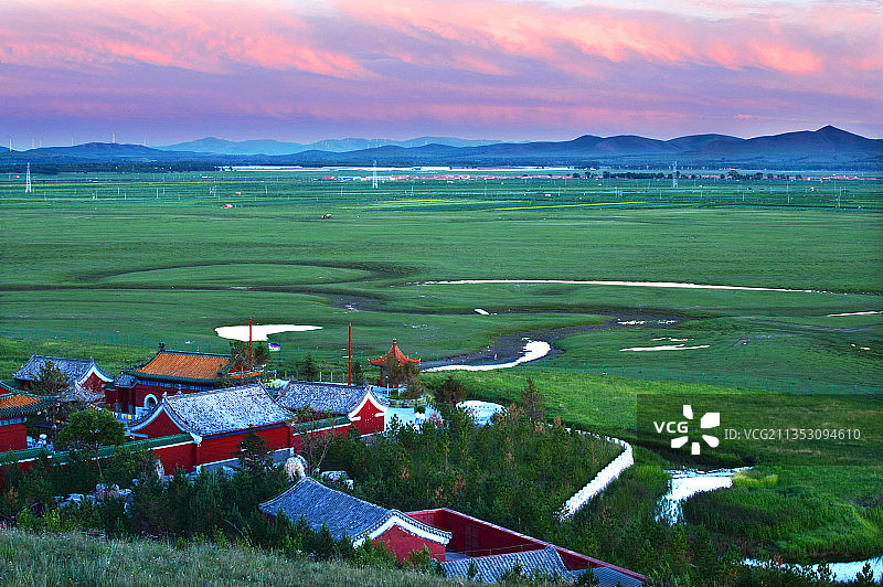 河北，张家口，闪电河风景。图片素材