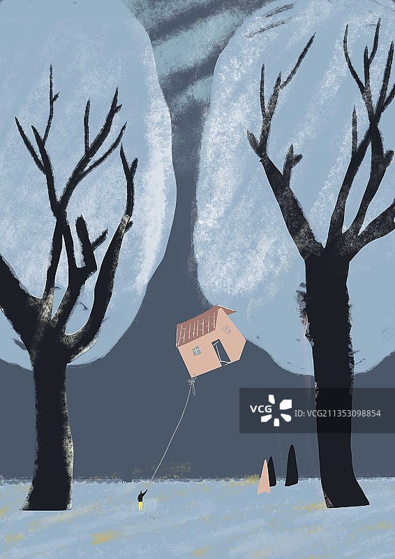 月份插画图片素材