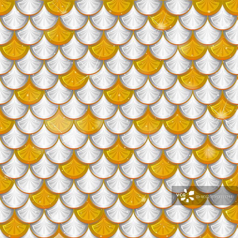 鱼鳞无缝图案背景图片素材