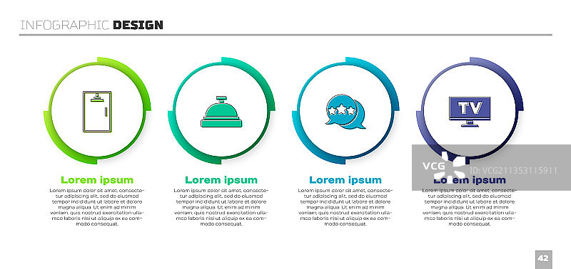 淋浴房、酒店服务铃和五星标志图片素材
