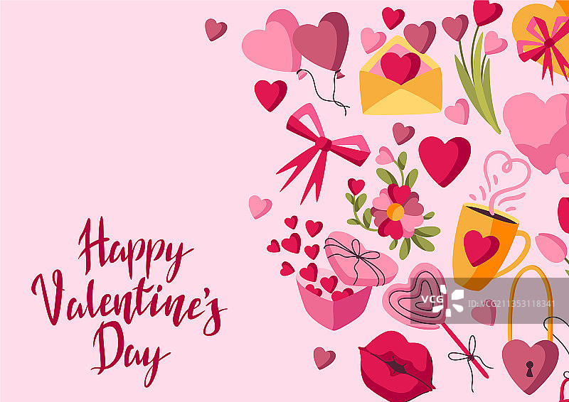 情人节快乐贺卡假日图片素材