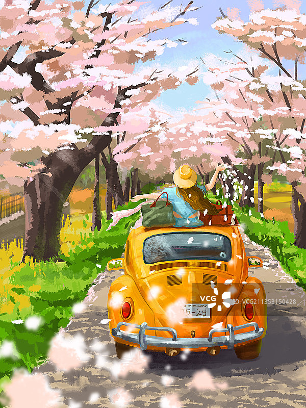 在路上图片素材