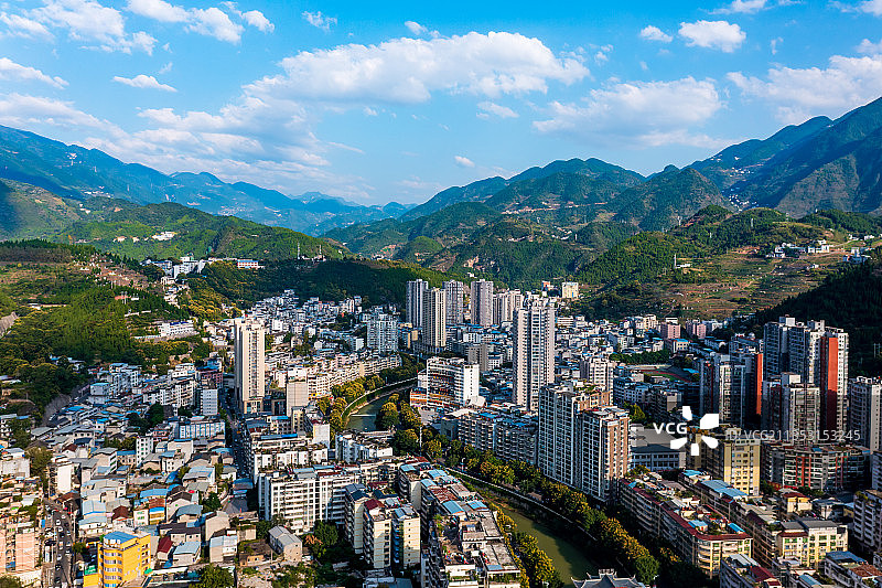 重庆巫溪都市风光图片素材