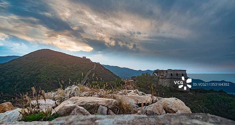北京长城国家公园八达岭残长城八达岭古长城图片素材