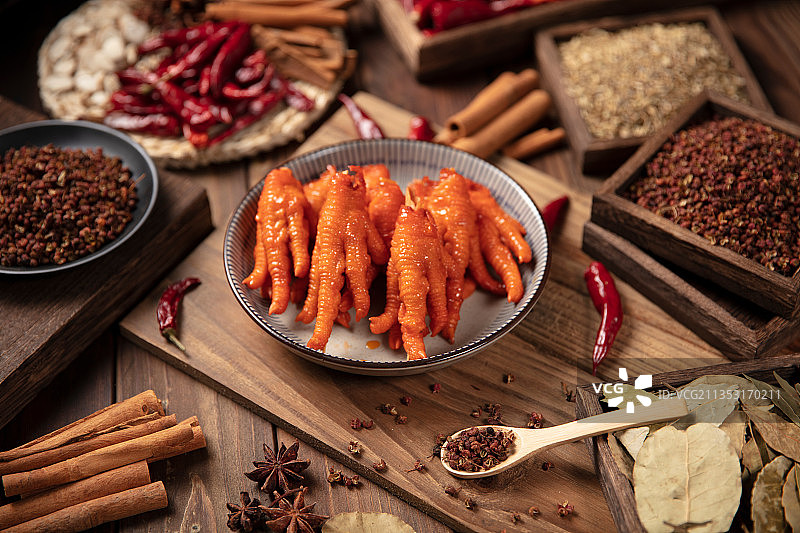 卤凤爪图片素材