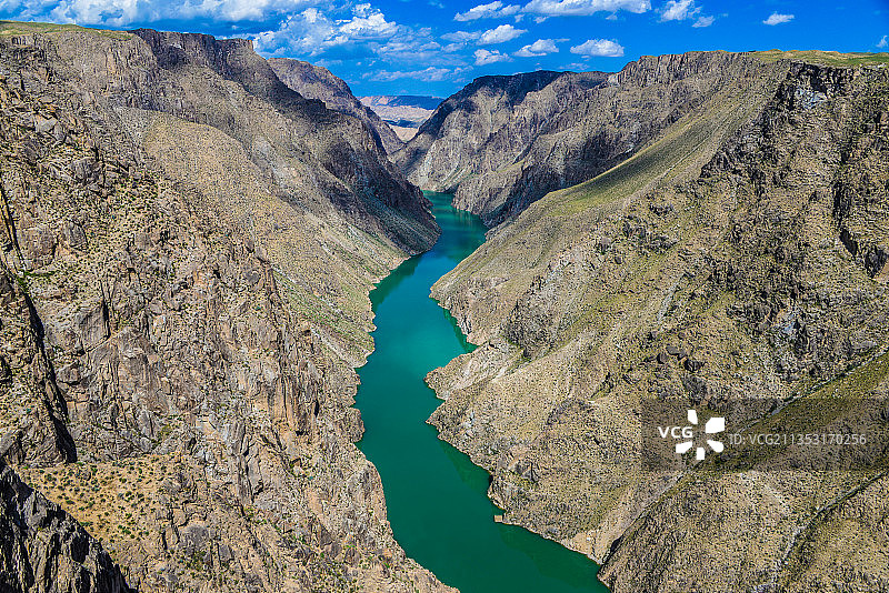 《玉带翡翠》-龙羊峡图片素材