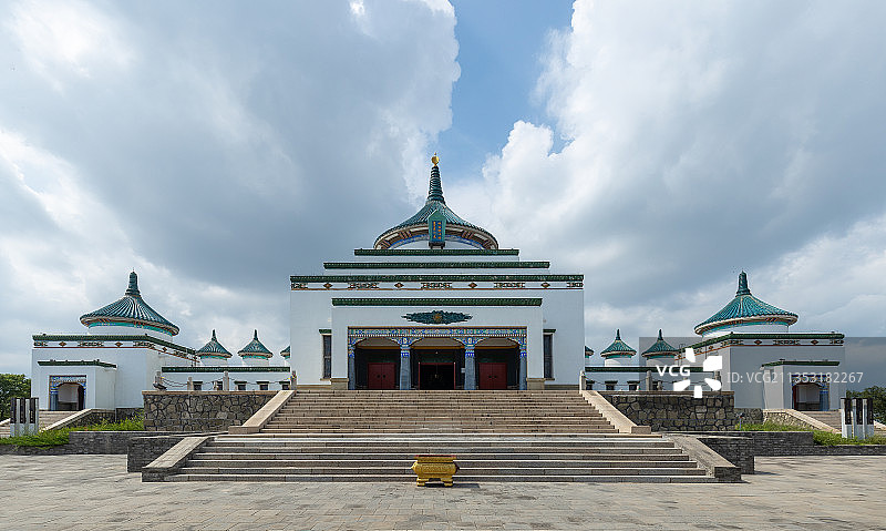 成吉思汗庙图片素材