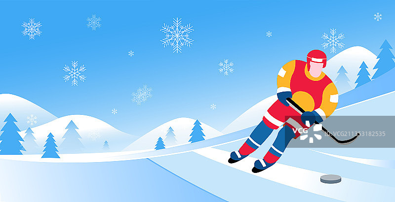 冬季运动 冰球项目图片素材