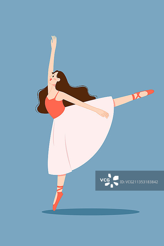 舞蹈芭蕾舞女性矢量图图片素材