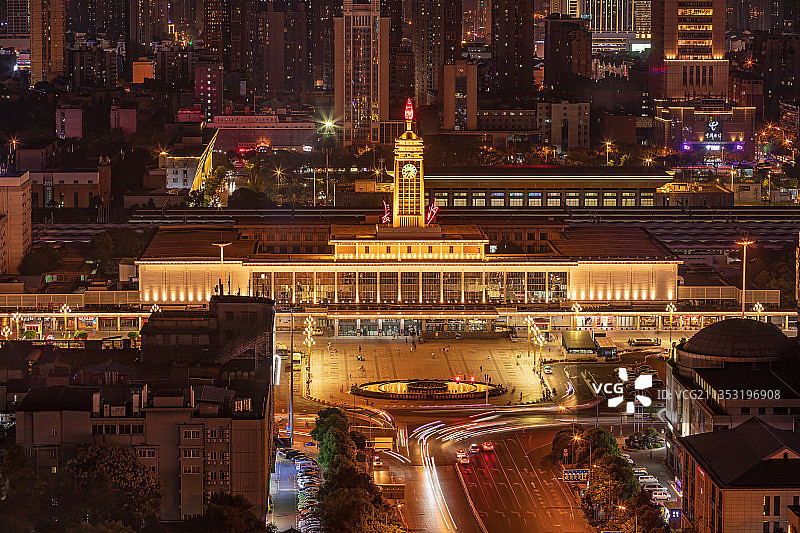 城市建筑夜景风光图片素材