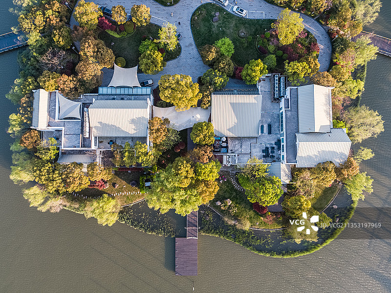 崇明恒悦精品酒店崇明新城公园崇明大道公园绿地图片素材