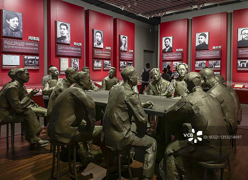 上海中共一大会址图片素材