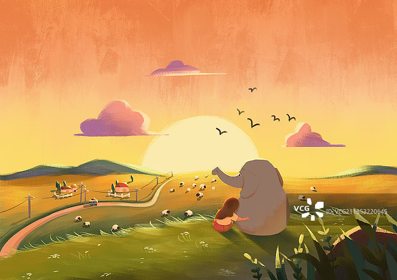 儿童插画图片素材